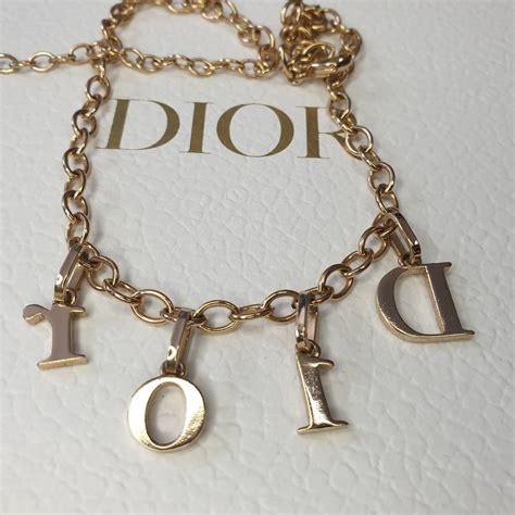 dior new necklace|dior letters necklace value.